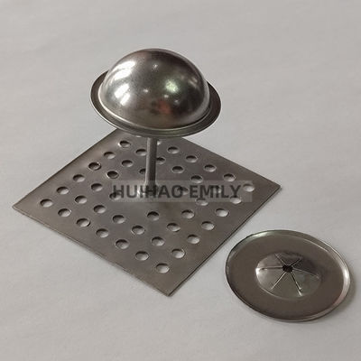 50 mmx50 mm de base perforada aislante perchas colgantes con lavadora de autobloqueo