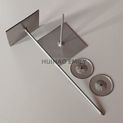 2.7mm de acero Glavanized autoadhesivo aislante Pinos de palo fijando capa de lana de roca