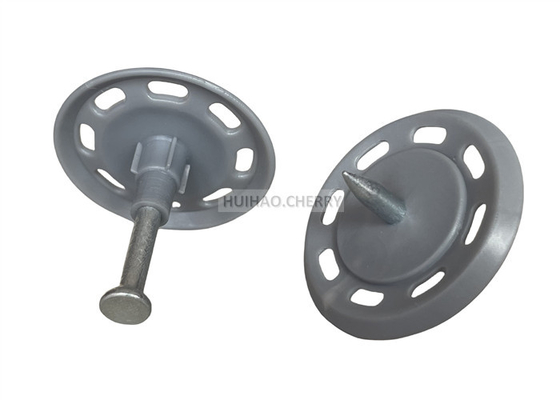 CR9P Pin de tiro único con lavadora de plástico de 35 mm para hormigón de 30 mm, 40 mm, 50 mm