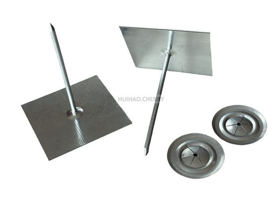 Clavijas de aislamiento autoadhesivas de acero galvanizado para fijación de aislamiento