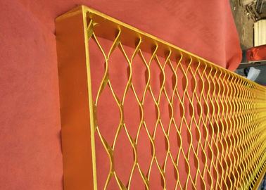 Fachada de aluminio de la pantalla de la arquitectura, malla metálica ampliada para el divisor de la ventana