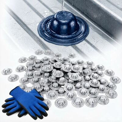 Tornos de techo impermeables de metal de 36 mm x 11 mm Tornos de techo hexadecimal de auto-perforación