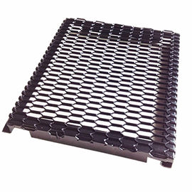 Gancho cubierto PVDF encima de la malla metálica ampliada marco para el panel de pared externo de Curtan