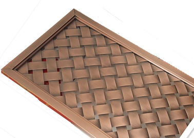 Tela de la fachada del metal de la sala de conciertos del diseño del exterior de la arquitectura con cobre antiguo