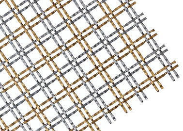 Tela arquitectónica del metal de la malla para la abertura constructiva de las fachadas 21.5mmx50m m