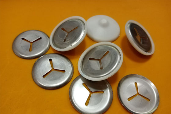 Clavijas y clips de aislamiento autoblocantes de 38 mm con o sin revestimiento de plástico para trabajos de fijación de aislamiento térmico marino