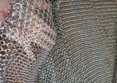 Uso anti de la malla de Chainmail de la malla del anillo del metal del corte del acero inoxidable para las salas de exposiciones