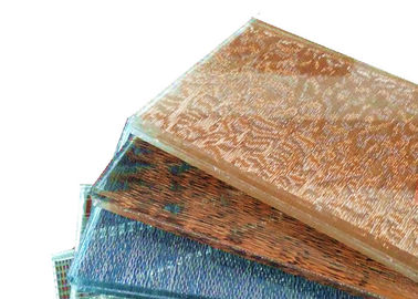 Espacios de la venta al por menor de Mesh Decorative Architectural Glass For del alambre
