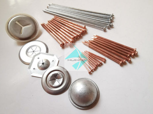el metal 10Ga ensanchó los pernos de la soldadura de perno prisionero del CD, pernos plateados de cobre de la soldadura para Marine System