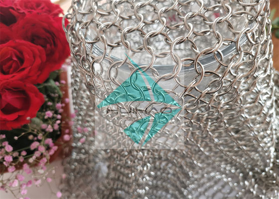 Luz hecha a mano de la aleación de aluminio de DIY que divide el metal Ring Mesh With Electroplating Bronze Color