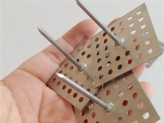 HUIHAO CUSTOM Perforados colgantes de aislamiento con lavadora de autobloqueo utilizado para el aislamiento de conductos HVAC W