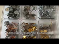 ¿ Cómo se instala la soldadura de la cabeza de la taza en la chapa de acondicionamiento climático?