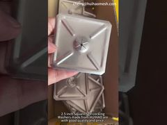 Arandelas cuadradas autoblocantes de 2-1/2