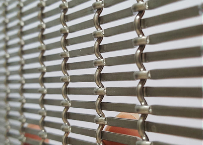 Malla de alambre arquitectónica de aluminio